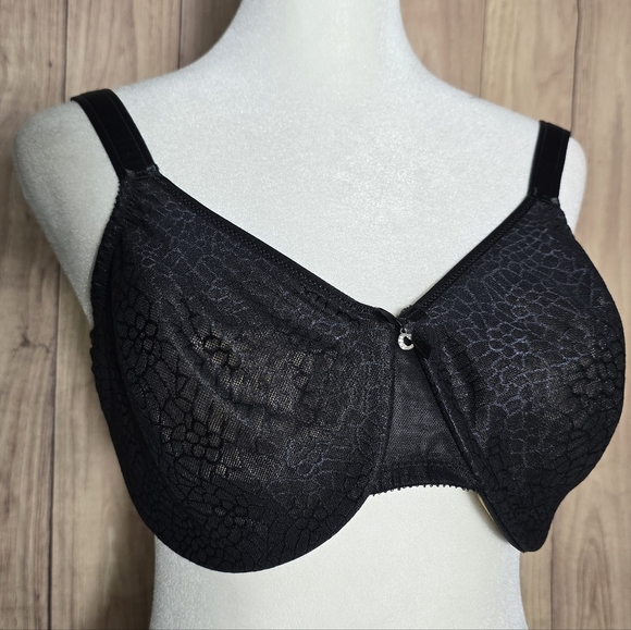  Chantelle Magnifique Seamless Unlined Minimizer Black 32 C - Picture 4 of 9